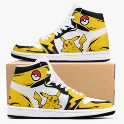 Pokemon Pikachu JD1 Shoes, Sakata Gintoki Gintama Jordan 1 Shoes, Sakata Gintoki Gintama Sneake