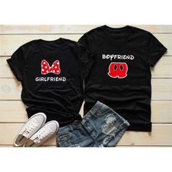 Couples Boyfriend Girlfriend Shirts, Valentines Gift For Him and Her, Valentine's Day Couple Gifts