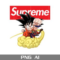 Son Goku Supreme Png, Supreme Logo Png, Daragon Ball Z Supreme Png, Ai Digital File