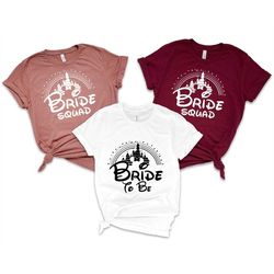 Disney Bride To Be Shirt, Disney Bachelorette T-Shirt, Bride Squad Racerback, Bachelorette Party Shirt, Bridal Shower Te