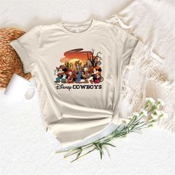 Disney Western Shirt, Mickey and Friends Country Shirt, Disney Country Shirt, Disney Vacation, Mickey Country Style Tee,