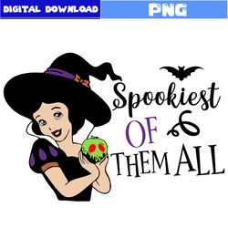 Halloween Princess Png, Spookiest Of Them All Png, Snow White Png, Princess Png, Halloween Png, Disney Png, Png File