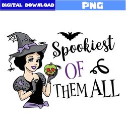 Halloween Princess Png, Spookiest Of Them All Png, Snow White Png, Princess Png, Halloween Png, Disney Png