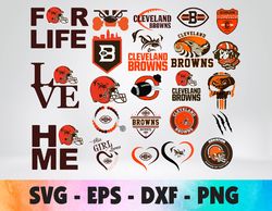 Cleveland Browns logo, bundle logo, svg, png, eps, dxf