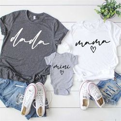 Mothers Day Shirt, Mama Mini Shirt, Matching Mothers Day Shirt, Matching Family Shirts, Matching Mommy And Me Shirts, Mo