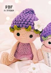 DOLL PATTERNS Crochet Baby Berry Doll Amigurumi PDF Pattern