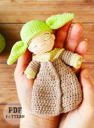 DOLL PATTERNSINTERMEDIATE Alien Girl Doll Crochet Amigurumi PDF Pattern