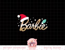 Barbie - Christmas - Logo Santa Hat png, sublimation copy
