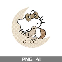 Kitty Gucci Png, Gucci Logo Png, Hello Kitty Png, Gucci Brand Png, Fashion Brasnd Png, Ai Digital File