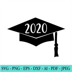 Graduation SVG, Graduation Cap SVG, Graduation 2020, Class of 2020, Graduate, Clipart, Vinyl Transfer, Senior, Cut File