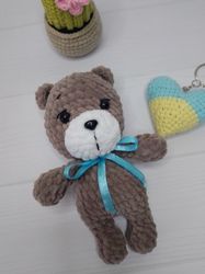 Crochet bear. Plush bear