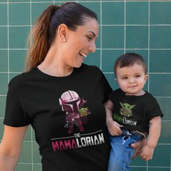 Mom and Daughter/Son Star Wars Matching shirt, Star Wars Gift for Mom, Baby Alien Shirt, Mother's Day Gift, Best Mom In