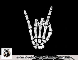 Halloween Rock Hand Sign Skeleton Rock N Roll Symbol Rock On png, sublimation copy