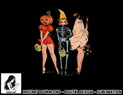 Halloween Witch Pin Up Retro Vintage Pumpkin Women png, sublimation copy