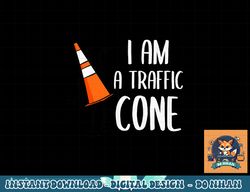 I Am A Traffic Cone Orange Lazy Easy Costumes Halloween Tee png, sublimation copy