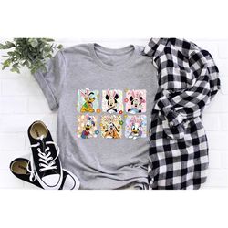 Mickey and Friends Easter Shirt, Disney Mickey and Friends Bunny Ears Shirt, Disney Easter Trip Shirt, Mickey and Friend