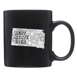 South Dakota Mug, South Dakota Gift, SD Mug, SD Gift, South Dakota Mugs, Home State Mug, South Dakota State, South Dakot