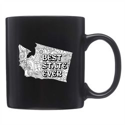 Washington Mug, Washington Gift, WA Mug, WA Gift, Washington Mugs, Washington Pride, Seattle Washington, Washington Stat