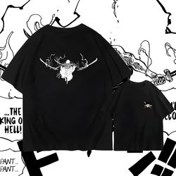 Roronoa Zoro King of Hell Printed T-Shirt , King of The Pirates T-Shirt , Pirate Anime T-Shirt , Anime Swordsman T-Shirt