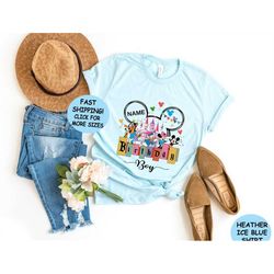 Mickey and Friends Birthday shirt, Personalized Disney Birthday Boy Shirt, Birthday squad Tee, Disney Birthday Crew Tee,