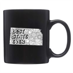 Kansas Mug, Kansas Gift, KS Mug, KS Gift, Kansas Cup, Wichita Mug, Home State Mug, Kansas State, Kansas City Mug, Cute K