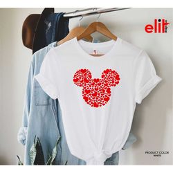 Mickey Minnie Valentine Shirt, Valentines Day Shirt, Minnie Hearts, Minnie Mouse, Disney Shirt, Minnie Ears, Valentines