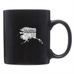 Cute Alaska Mug, Cute Alaska Gift, AK Mug, AK Gift, Alaska Vacation Cup, Alaska Coffee, Alaska Cups, Cute Alaska Cup, Al
