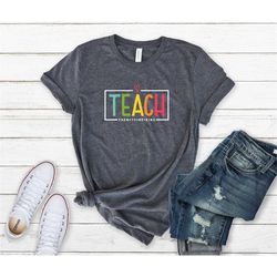 teach them to be kind shirt, back to school shirt, teacher shirt, teacher gift, back to school gift, teacher appreciatio