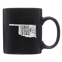 Oklahoma Mug, Oklahoma Gift, OK Mug, OK Gift, Oklahoma Gifts, State Of Oklahoma, Oklahoma Map, Oklahoma Mugs, State Mug,
