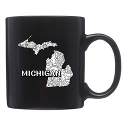 Cute Michigan Mug, Cute Michigan Gift, Michigan State Mug, Michigan Coffee, State Of Michigan, MI Mug, MI Gift, Michigan