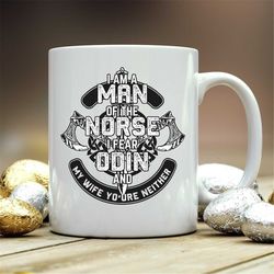 Viking Gift, Viking Mug, Viking Fan Gift, Nordic Mug, Nordic Gift, Norse Gift, Norse Mythology Mug, Norse Gift, Viking B