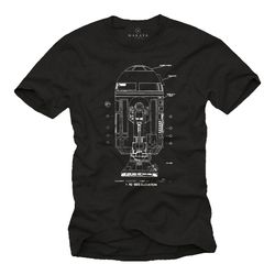 Cool Gifts for Nerds and Geeks - Vintage Android Gamer T-Shirt black S-XXXXXL