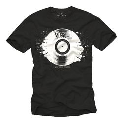 Vintage Music Mens T-Shirt VINYL House Dj Cool Gift for Him Size S-XXXXXL