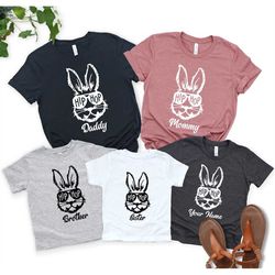 Hip Hop Family Easter Bunny Shirt, Cute Easter Shirt, Hip Hop Easter Day Shirt, Easter Matching Shirt, Easter Day Shirt,