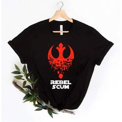 Star Wars Rebel Scum Shirt, Starbird Shirt, Rebel Alliance Shirt, Star Wars Rebel Shirt, Disney Rebel Shirt, Star Wars R