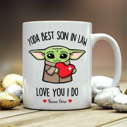 Son In Law Gifts, Yoda Best Son In Law, Funny Gift For Son In Law, Son In Law Mug, Son In Law Coffee Mug, Son In Law Gif