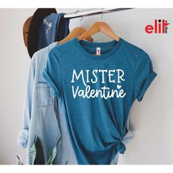 Mister Valentine Shirt | Valentines Day Shirt | Mister Heart Shirt | Cutie Shirt Valentines Day Gift