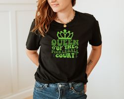 queen of the pickleball court shirt, sport graphic tees, pickleball gifts, sport shirt, pickleball shirt for women, spor