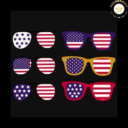 Glasses America, Trending Svg, Trending Now, America Svg, Glasses Svg, Great America, Usa Lover, Proud Usa, American Fla