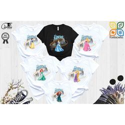 Disney Princess Shirt, Disney Epcot Shirt, Cinderella T-Shirt, Disney Group Shirts, Disney Trip Shirts, Princess Tees, D