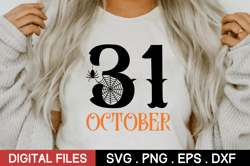31 October Svg,halloween Svg Design