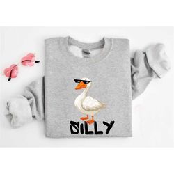 Silly Sweatshirt, Goose Sweatshirt, Goose Crewneck Tshirt, Goose Tee, Funny Unisex Sweater, Funny Goose Tshirt Gift, Fun