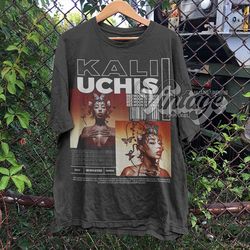 Kali Uchis Vintage Bootleg Inspired Tee , Graphic Unisex Tee , Kali Uchis Vintage T-Shirt , Kali Uchis Red Moon in Venus