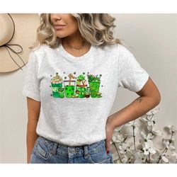 St Patrick's Day Shirt, St Patrick's Latte Shirt, Saint Patricks Day Shirt, Green St Patricks Day Shirt, Saint Patricks