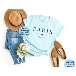 Paris France Shirt, Paris Unisex Tee, Paris France travel shirt, Paris Family matching vacation Shirt, Paris Trip Shirt,