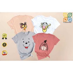 Winnie the Pooh Shirts, Disney Winnie the Pooh Shirt, Disney Tigger Shirt, Disney Piglet Shirt, Disney Eeyore Shirt, Poo