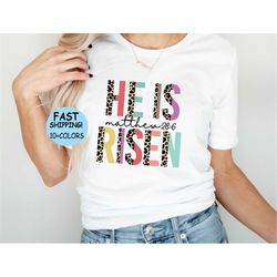 He is Risen Shirt, Easter Shirt, Easter Family Shirt,  Bible Verse, Christian Easter Shirt, Jesus Shirt, Easter Gift, T-