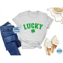 Lucky St Patricks Shirt, St Patricks day Shirt, Shamrock Lucky Shirt, Retro St Patricks day Shirt, St Patricks day Shirt
