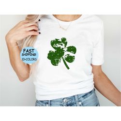 St Patrick's Day shirt, Distressed Three Leaf Clover shirt, Irish Shirt, St Patrick's Gift, Shamrock Sweatshirt,Shenanig