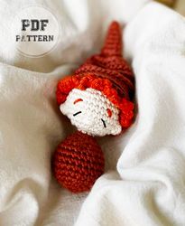 CHRISTMAS PATTERNSDOLL PATTERNS Cute Crochet Gnome Amigurumi Doll PDF Pattern